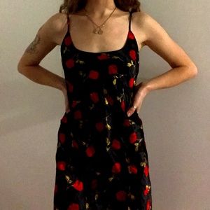 Silk Rose Dress